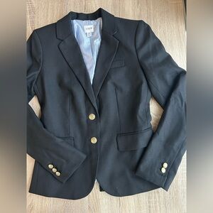 J. Crew Black Blazer with Gold Buttons